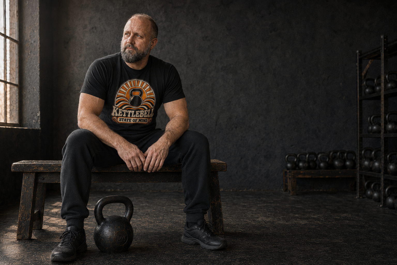 Kettlebell Bekleidung mit Aussage!