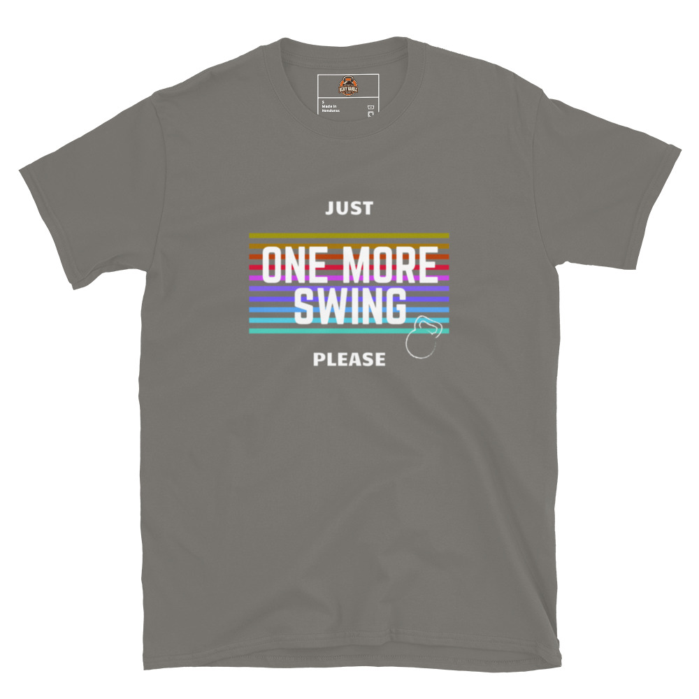 Just one more Swing - Kettlebell Unisex-T-Shirt – Bild 10