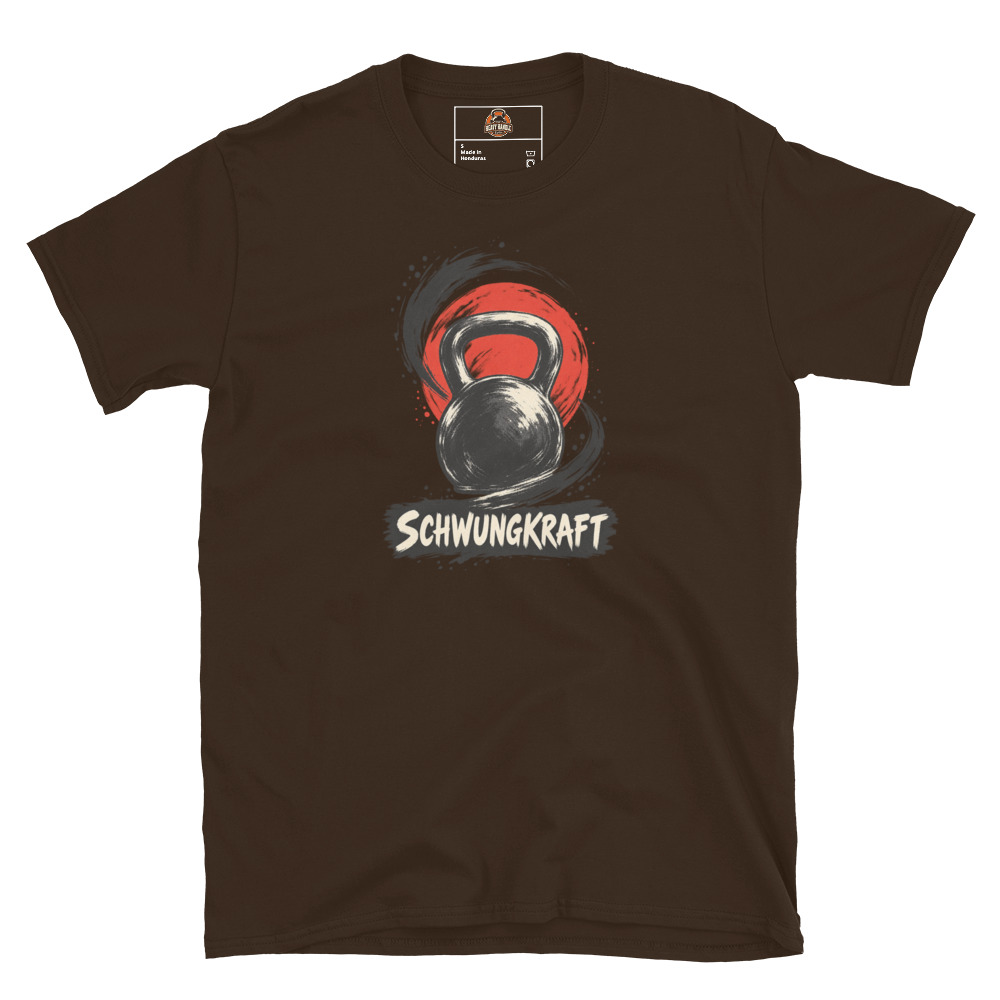 Kettlebell Schwungkraft - Unisex-T-Shirt – Bild 3