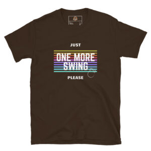 Just one more Swing - Kettlebell  Unisex-T-Shirt - Dunkle Schokolade, S