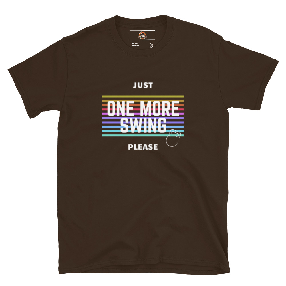Just one more Swing - Kettlebell Unisex-T-Shirt – Bild 4