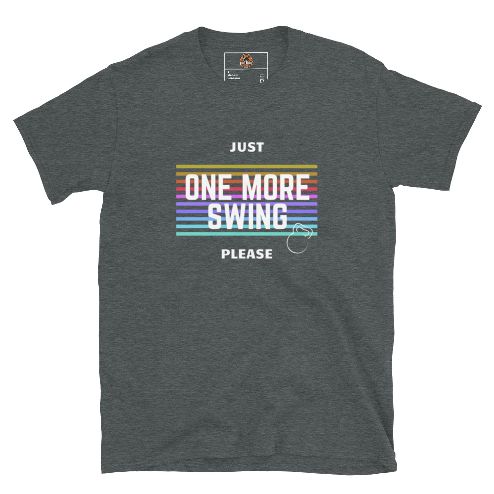 Just one more Swing - Kettlebell Unisex-T-Shirt – Bild 7