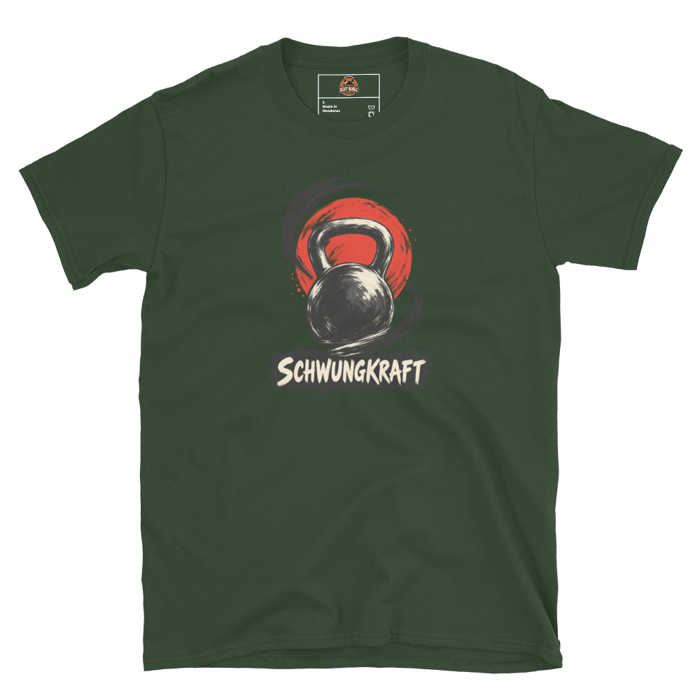 Kettlebell Schwungkraft - Unisex-T-Shirt – Bild 6
