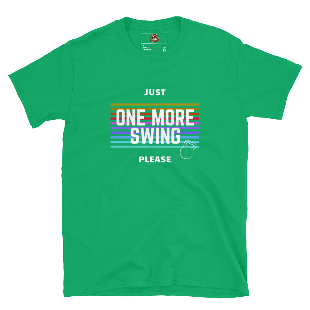 Just one more Swing - Kettlebell Unisex-T-Shirt – Bild 12