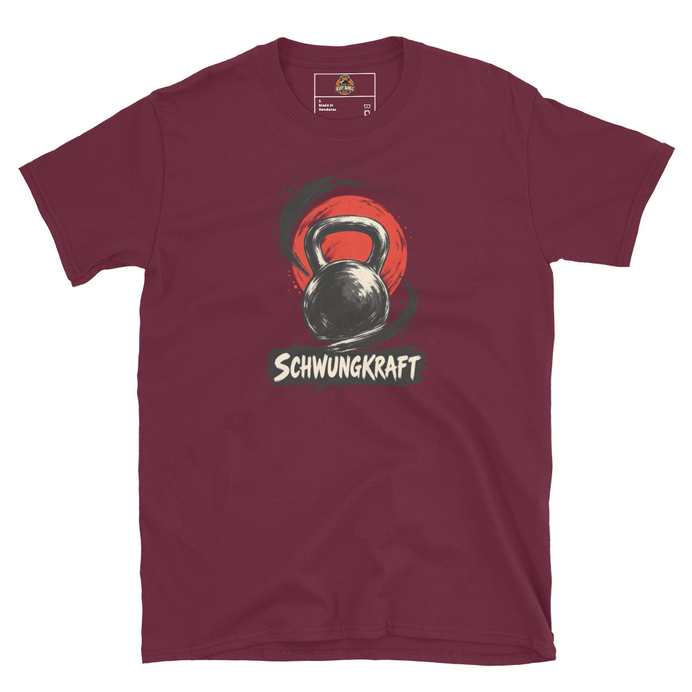 Kettlebell Schwungkraft - Unisex-T-Shirt – Bild 5