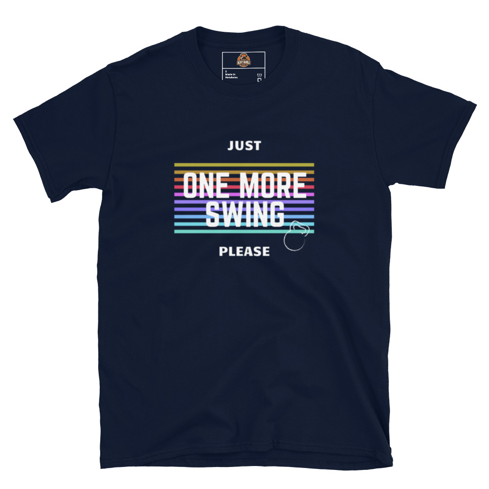 Just one more Swing - Kettlebell Unisex-T-Shirt – Bild 3