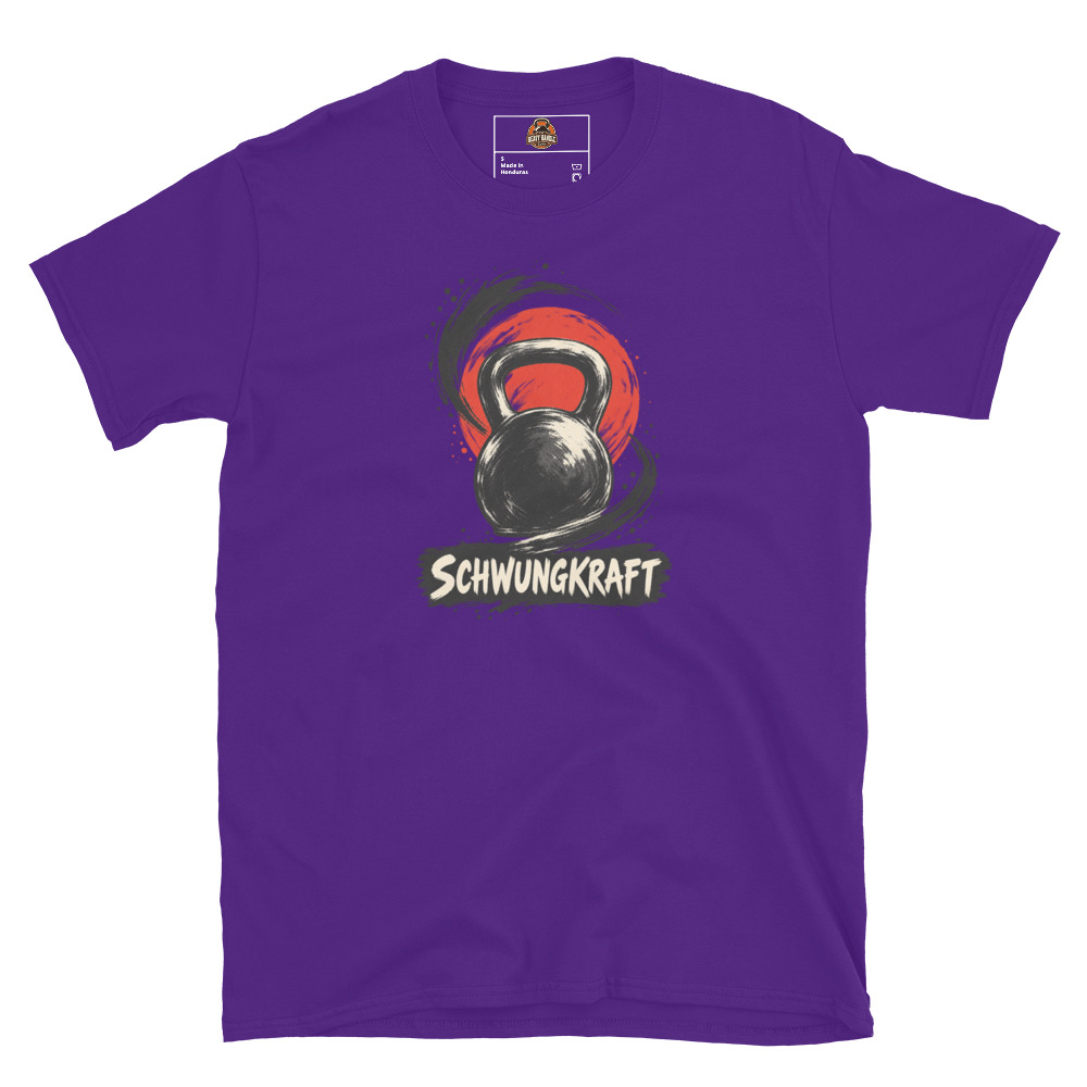 Kettlebell Schwungkraft - Unisex-T-Shirt – Bild 4